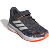 image:imageadidas Kids Marvel Run Falcon 5 Elastic Lace amp StrapGreyOff WhiteRay Blue