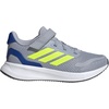 image:imageadidas Kids Marvel Run Falcon 5 Elastic Lace amp StrapHalo SilverLucid LemonTeam Royal Blue
