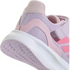 image:imageadidas Kids Marvel Run Falcon 5 Elastic Lace amp StrapIce LavenderWhiteClear Pink