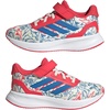 image:imageadidas Kids Marvel Run Falcon 5 Elastic Lace amp StrapOff WhiteBright RoyalSemi Lucid Red