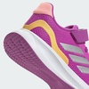 image:imageadidas Kids Marvel Run Falcon 5 Elastic Lace amp StrapPurple BurstSilver MetallicSemi Spark