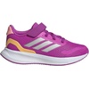 image:imageadidas Kids Marvel Run Falcon 5 Elastic Lace amp StrapPurple BurstSilver MetallicSemi Spark