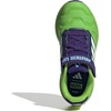 image:imageadidas Kids Marvel Run Falcon 5 Elastic Lace amp StrapSemi Solar GreenWhiteCollegiate PurpleMarvel