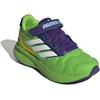 image:imageadidas Kids Marvel Run Falcon 5 Elastic Lace amp StrapSemi Solar GreenWhiteCollegiate PurpleMarvel