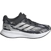 image:imageadidas Kids Marvel Run Falcon 5 Elastic Lace amp StrapSilver PebbleSilver MetallicCarbon