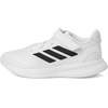 image:imageadidas Kids Marvel Run Falcon 5 Elastic Lace amp StrapWhiteBlackBlack