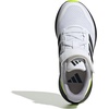 image:imageadidas Kids Marvel Run Falcon 5 Elastic Lace amp StrapWhiteBlackLucid Lemon