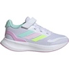 image:imageadidas Kids Marvel Run Falcon 5 Elastic Lace amp StrapWhiteClear MintClear Pink
