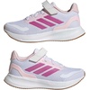 image:imageadidas Kids Marvel Run Falcon 5 Elastic Lace amp StrapWhiteClear PinkGum