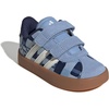 image:imageadidas Kids VL Court 30 Hook amp Loop ShoeAsh BlueOff WhiteCrew Blue