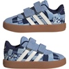 image:imageadidas Kids VL Court 30 Hook amp Loop ShoeAsh BlueOff WhiteCrew Blue