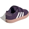 image:imageadidas Kids VL Court 30 Hook amp Loop ShoeAurora PlumZero MetallicPink Gum