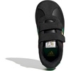image:imageadidas Kids VL Court 30 Hook amp Loop ShoeBlackGreenPure Ruby