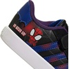 image:imageadidas Kids VL Court 30 Hook amp Loop ShoeBlackTeam Royal BlueVioletSpiderman