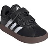 image:imageadidas Kids VL Court 30 Hook amp Loop ShoeBlackWhiteGum