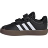 image:imageadidas Kids VL Court 30 Hook amp Loop ShoeBlackWhiteGum