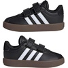 image:imageadidas Kids VL Court 30 Hook amp Loop ShoeBlackWhiteGum