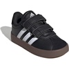 image:imageadidas Kids VL Court 30 Hook amp Loop ShoeBlackWhiteGum