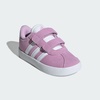 image:imageadidas Kids VL Court 30 Hook amp Loop ShoeBliss LilacWhiteGrey