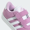 image:imageadidas Kids VL Court 30 Hook amp Loop ShoeBliss LilacWhiteGrey
