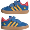 image:imageadidas Kids VL Court 30 Hook amp Loop ShoeBright RoyalBold GoldSemi Lucid Red