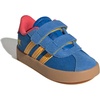 image:imageadidas Kids VL Court 30 Hook amp Loop ShoeBright RoyalBold GoldSemi Lucid Red