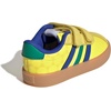 image:imageadidas Kids VL Court 30 Hook amp Loop ShoeBright YellowBold BlueGreen