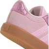 image:imageadidas Kids VL Court 30 Hook amp Loop ShoeClear PinkClear PinkGum