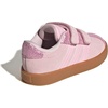 image:imageadidas Kids VL Court 30 Hook amp Loop ShoeClear PinkClear PinkGum