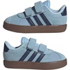 image:imageadidas Kids VL Court 30 Hook amp Loop ShoeClear SkyNight IndigoGum