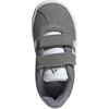 image:imageadidas Kids VL Court 30 Hook amp Loop ShoeGreyWhiteGrey