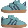 image:imageadidas Kids VL Court 30 Hook amp Loop ShoeMint TonPreloved InkSilver Metallic