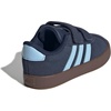 image:imageadidas Kids VL Court 30 Hook amp Loop ShoeNight IndigoClear SkyGum