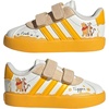 image:imageadidas Kids VL Court 30 Hook amp Loop ShoeOff WhiteCrew YellowBlackWinnie the Pooh