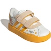image:imageadidas Kids VL Court 30 Hook amp Loop ShoeOff WhiteCrew YellowBlackWinnie the Pooh