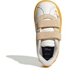 image:imageadidas Kids VL Court 30 Hook amp Loop ShoeOff WhiteCrew YellowBlackWinnie the Pooh