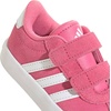 image:imageadidas Kids VL Court 30 Hook amp Loop ShoePink FusionWhiteGrey
