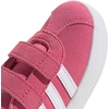 image:imageadidas Kids VL Court 30 Hook amp Loop ShoePink FusionWhiteGrey