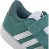 image:imageadidas Kids VL Court 30 Hook amp Loop ShoePowder TealWhitePreloved Teal