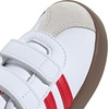 image:imageadidas Kids VL Court 30 Hook amp Loop ShoeWhiteBetter ScarletGrey