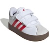 image:imageadidas Kids VL Court 30 Hook amp Loop ShoeWhiteBetter ScarletGrey