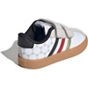 image:imageadidas Kids VL Court 30 Hook amp Loop ShoeWhiteBlackGold Metallic