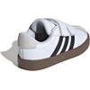 image:imageadidas Kids VL Court 30 Hook amp Loop ShoeWhiteBlackGrey