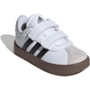 image:imageadidas Kids VL Court 30 Hook amp Loop ShoeWhiteBlackGrey