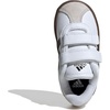 image:imageadidas Kids VL Court 30 Hook amp Loop ShoeWhiteBlackGrey