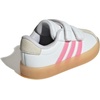image:imageadidas Kids VL Court 30 Hook amp Loop ShoeWhiteBliss PinkAlumina