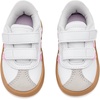 image:imageadidas Kids VL Court 30 Hook amp Loop ShoeWhiteClear PinkGum