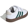 image:imageadidas Kids VL Court 30 Hook amp Loop ShoeWhiteCollegiate GreenGum