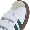 image:imageadidas Kids VL Court 30 Hook amp Loop ShoeWhiteCollegiate GreenGum