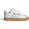 image:imageadidas Kids VL Court 30 Hook amp Loop ShoeWhiteIce BlueGum